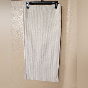 ZARA Ribbed Maxi Skirt Size L